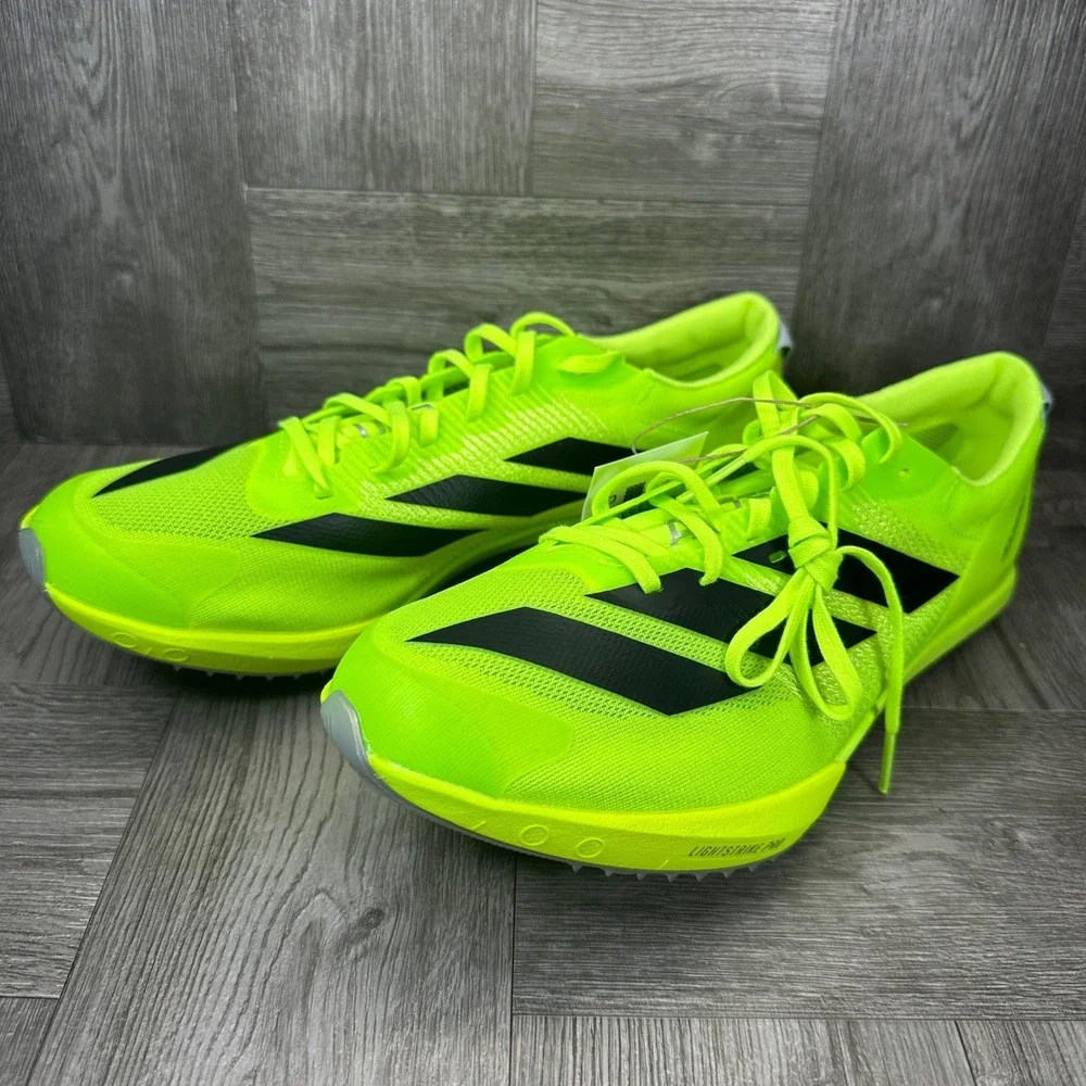 Adidas Adizero Finesse Men's 9.5 Solar Yellow Black Track Spikes NEW IG2018